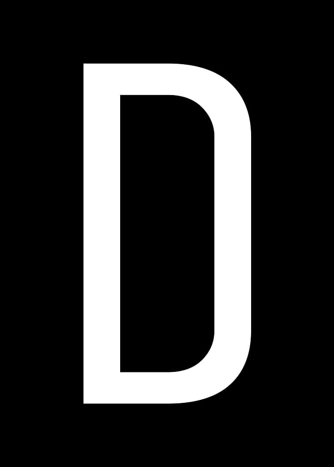 Letter D