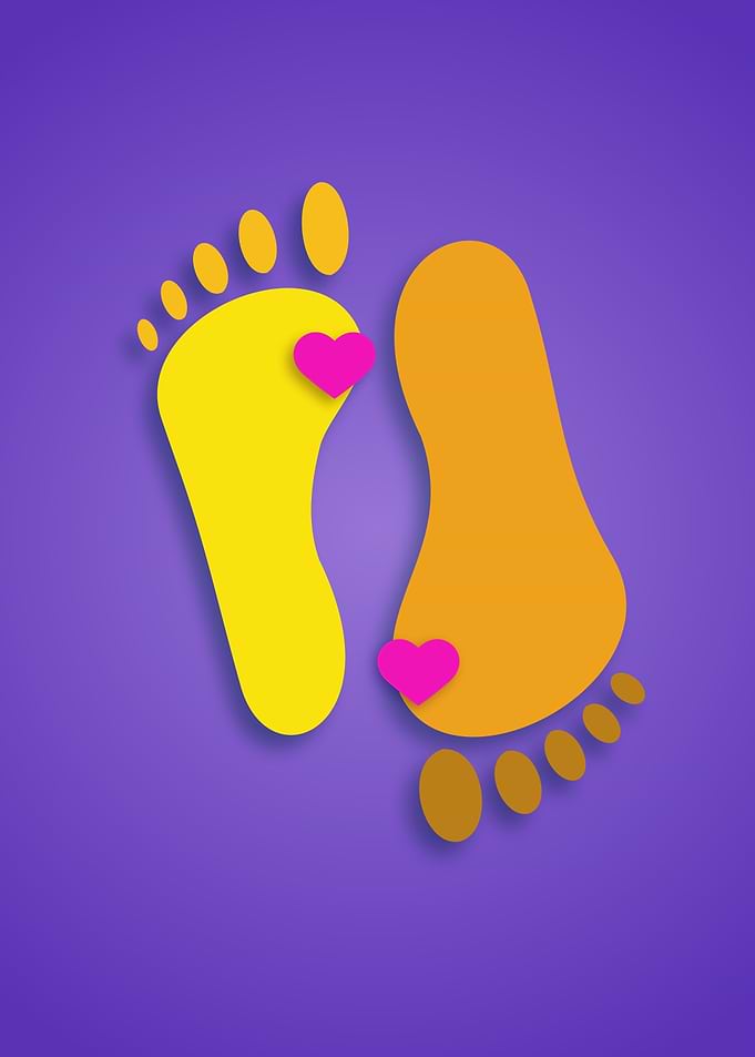 human barefoot sole