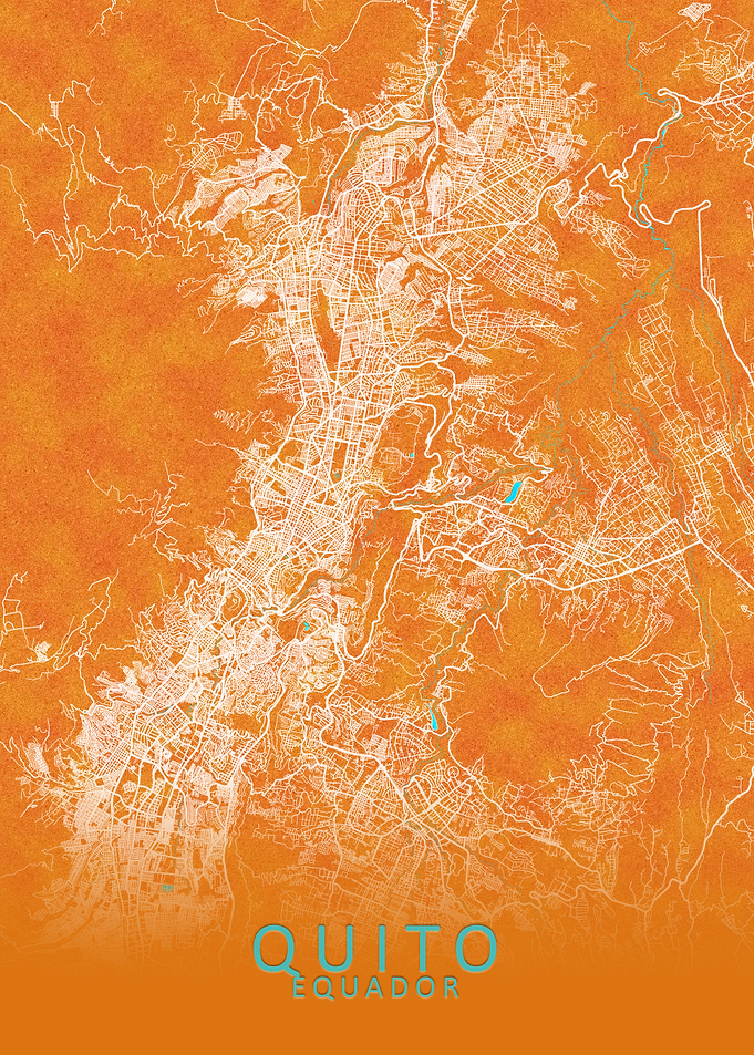 Quito Equador City Map