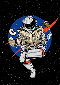 Astronaut Floating