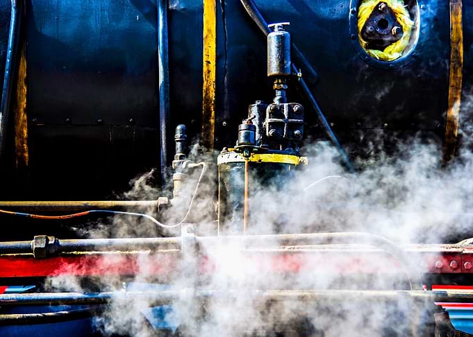 Boiler Valves White Steam