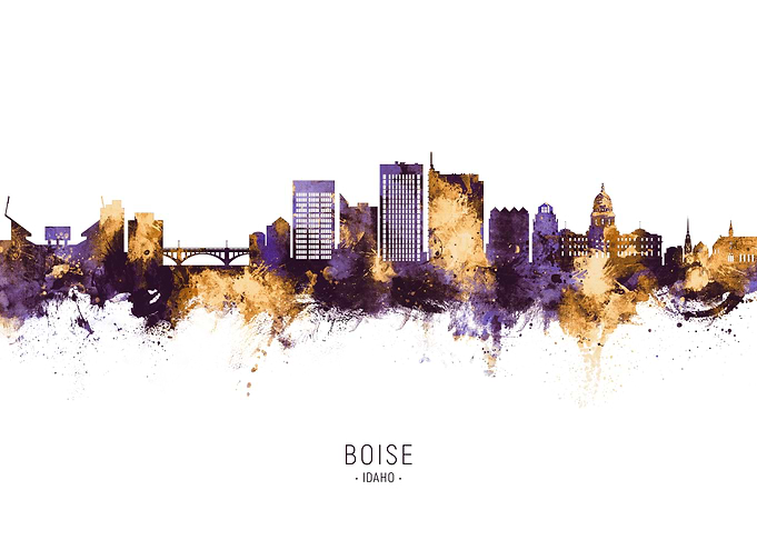 Boise Skyline Idaho