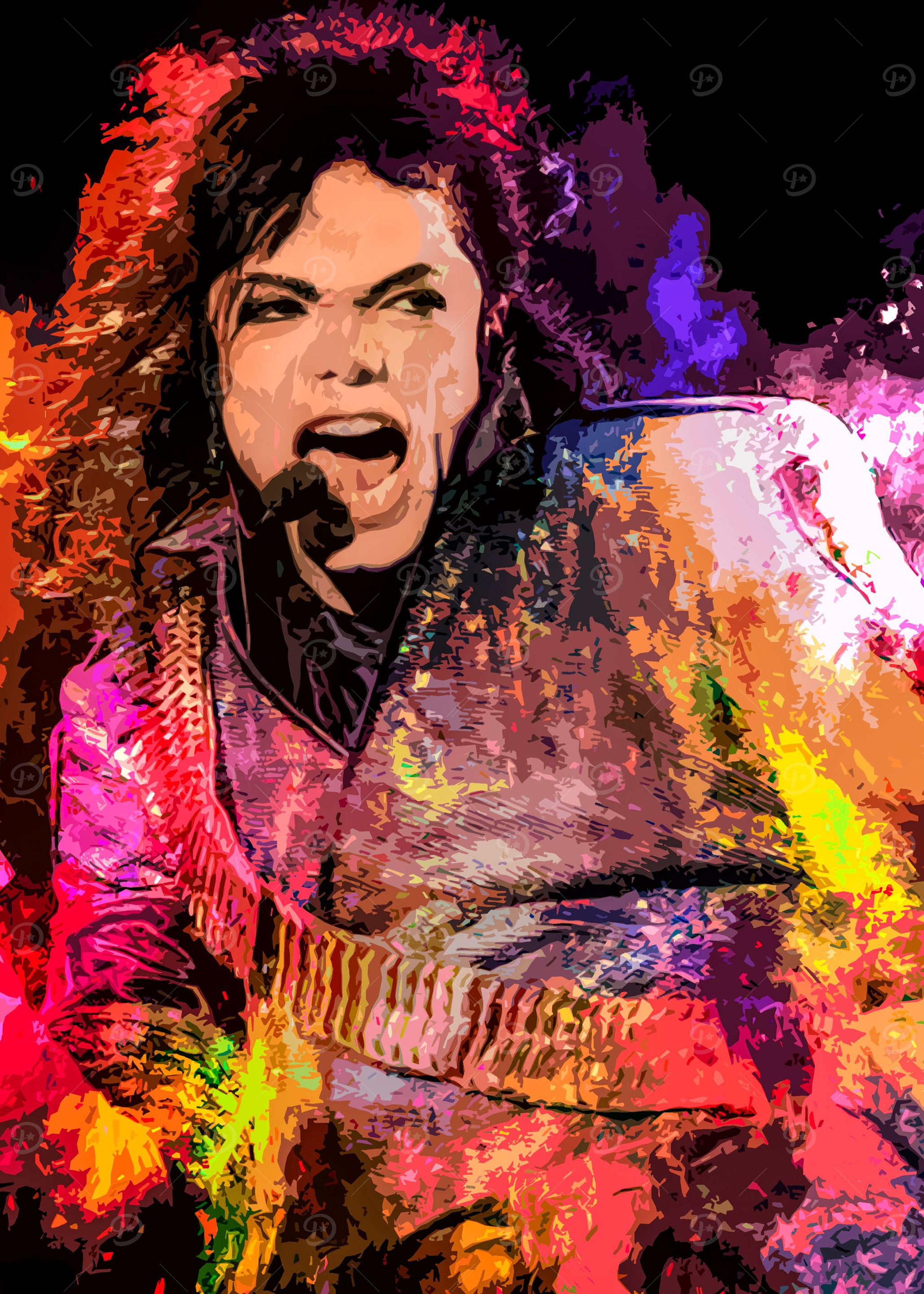 Michael Jackson color art
