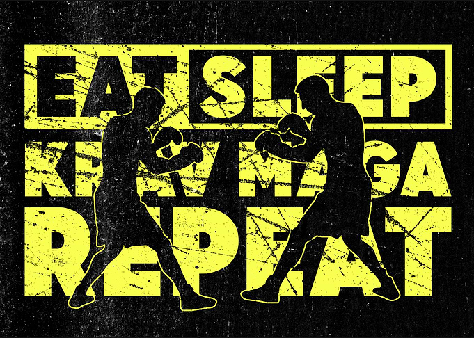 Eat Sleep Krav Maga Repeat