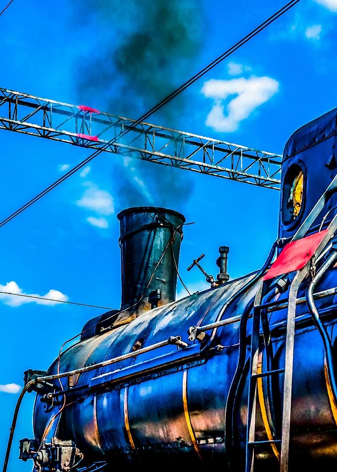 Steam Loco Black Smoke