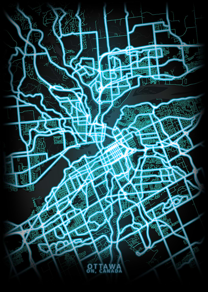 Ottawa Canada City Map