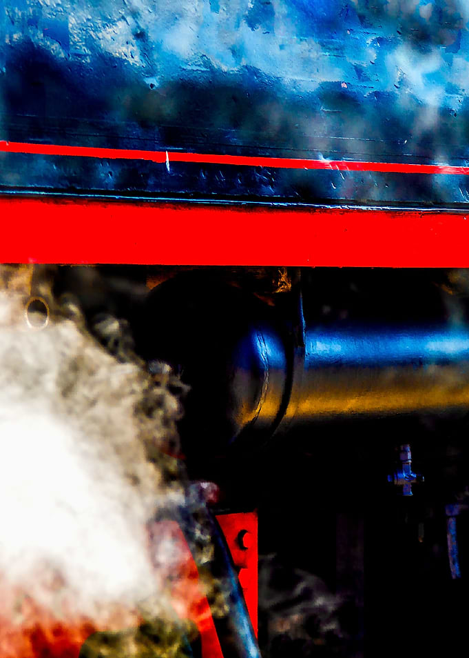 Steam Around A Driver Cab