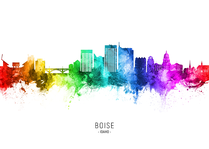 Boise Skyline Idaho