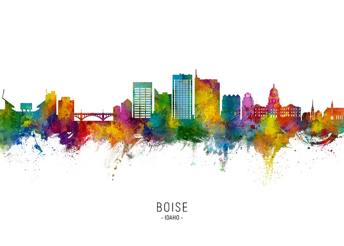 Boise Skyline Idaho