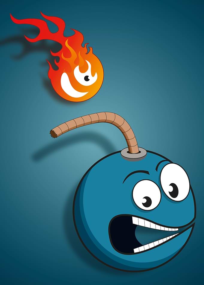 fire vs bomb