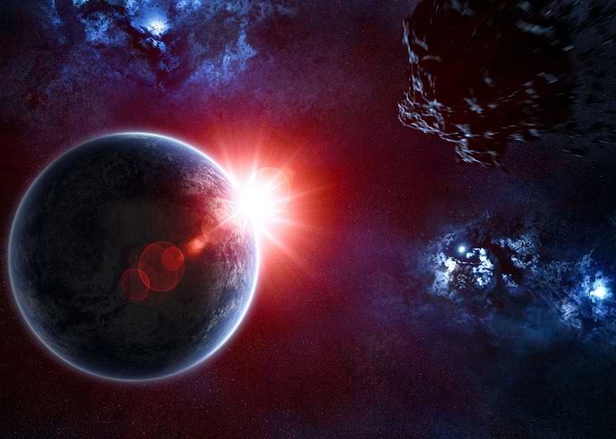 Earth Solar Flare