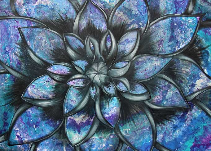 Blue Dahlia
