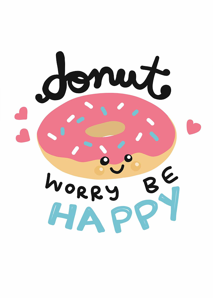 Donut worry be happy