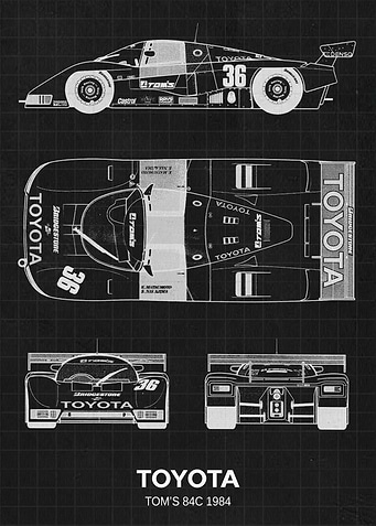 Toyota Toms 84c 1984