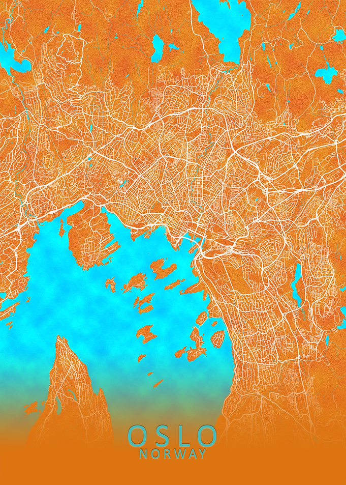 Oslo Norway City Map