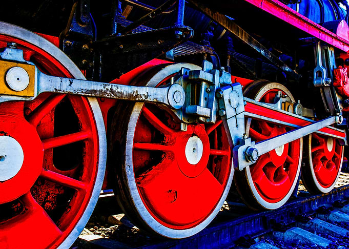 Elegant Steam Locomotive
