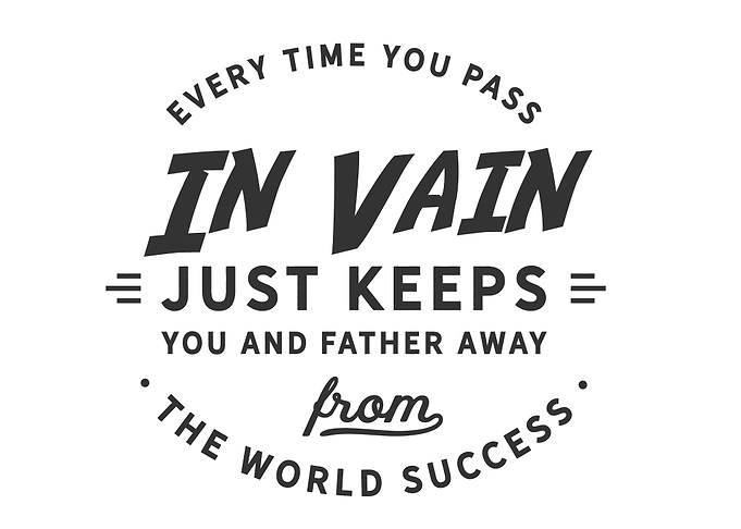 Every time you pass