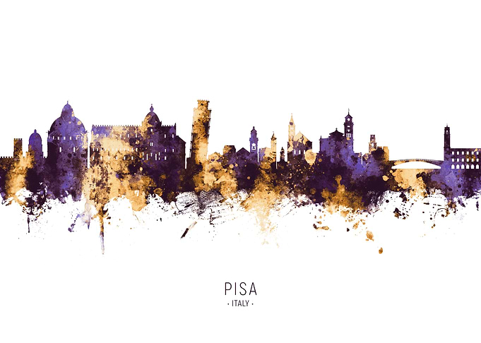 Pisa Skyline Italy
