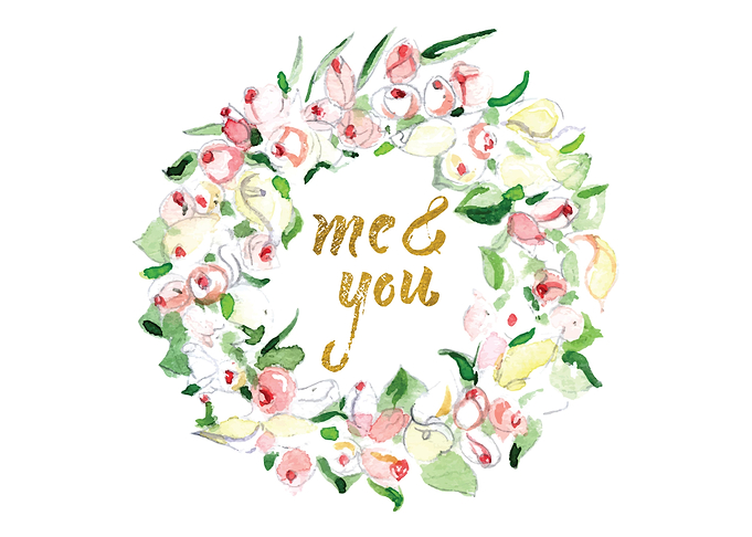 wreath from roses