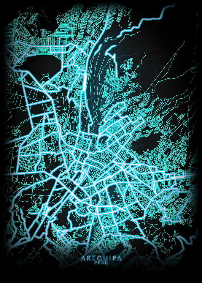 Arequipa Peru City Map