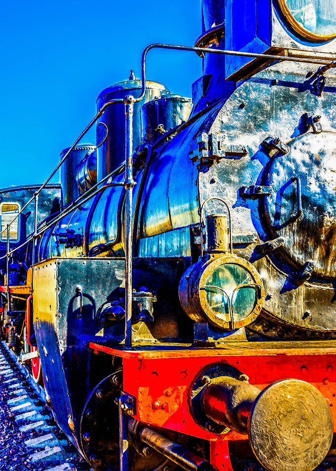 Chic Vintage Steam Train