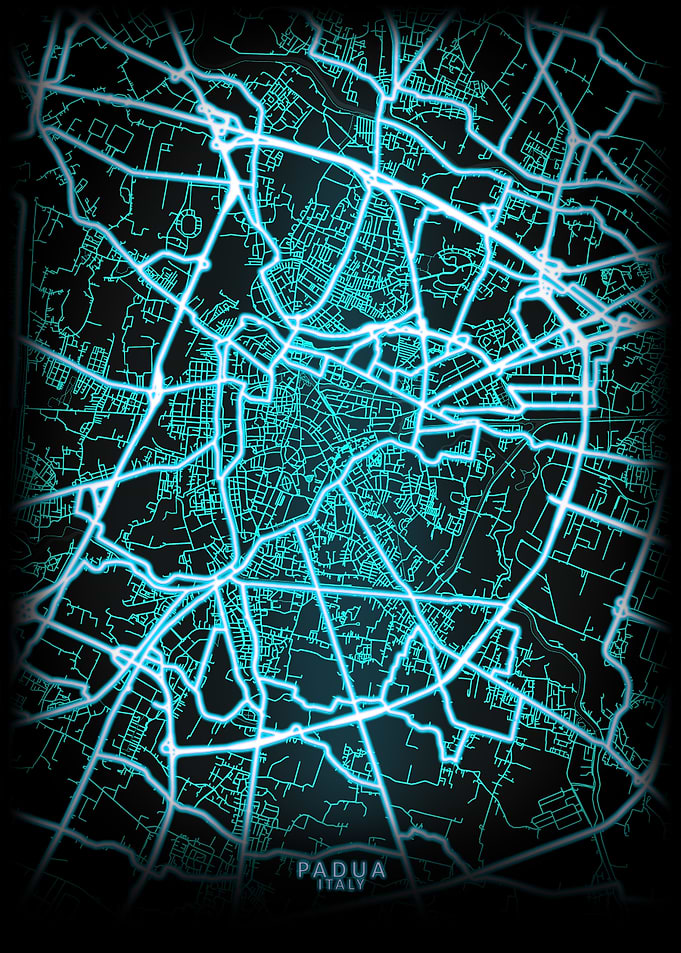 Padua Italy City Map