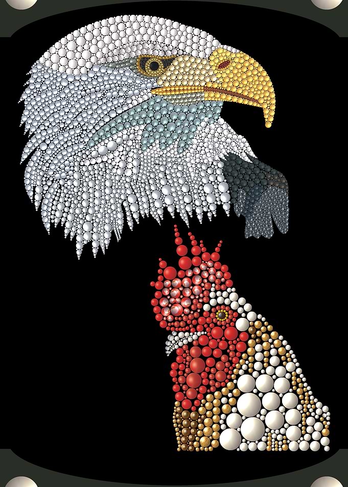 Aigle et Coq