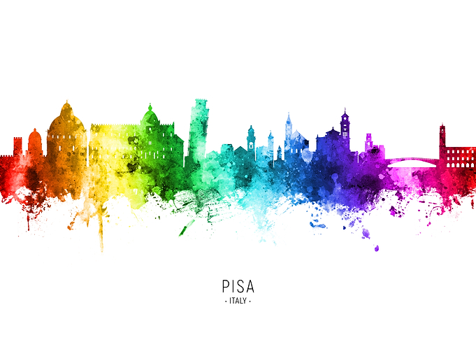 Pisa Skyline Italy
