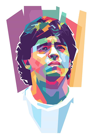 Diego Maradona in Pop ART