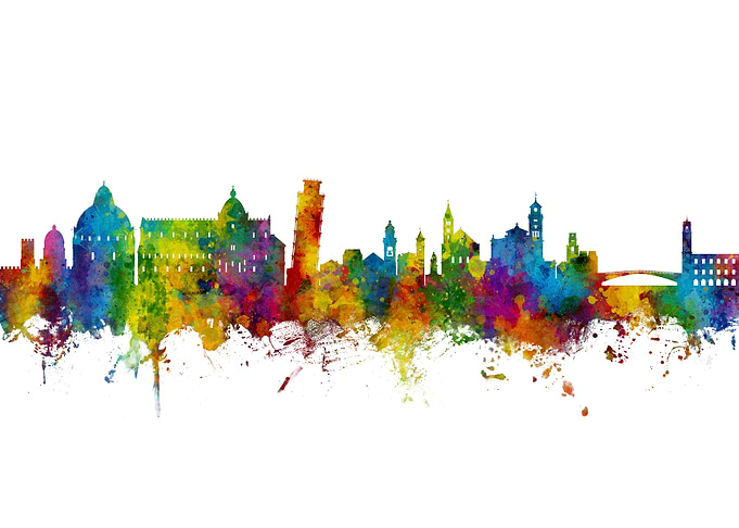 Pisa Skyline Italy