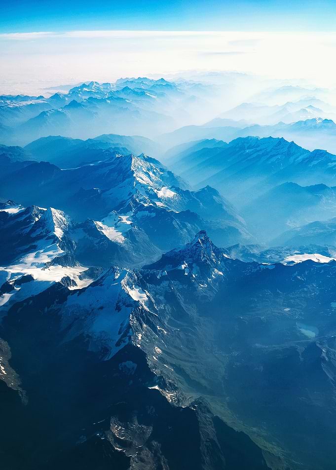mountan of blue