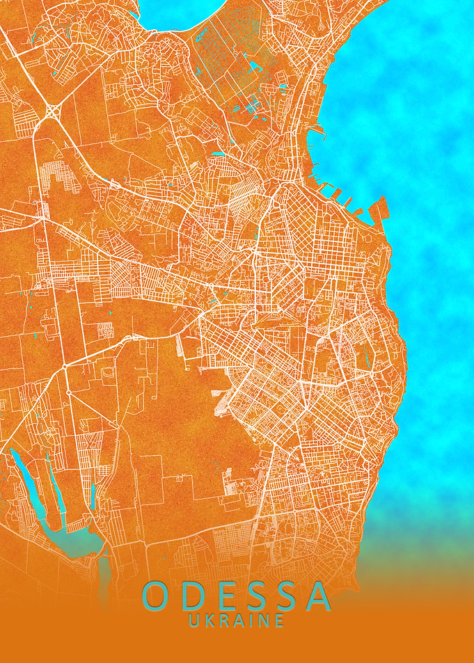 Odessa Ukraine City Map