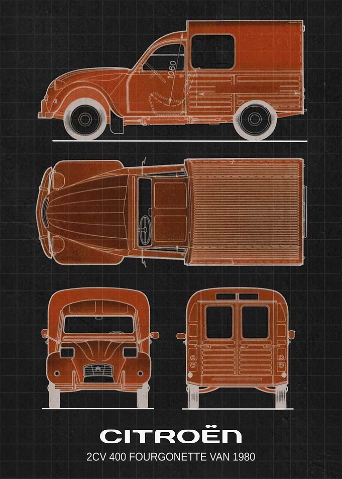 Citroen 2CV 400 Fourgonett