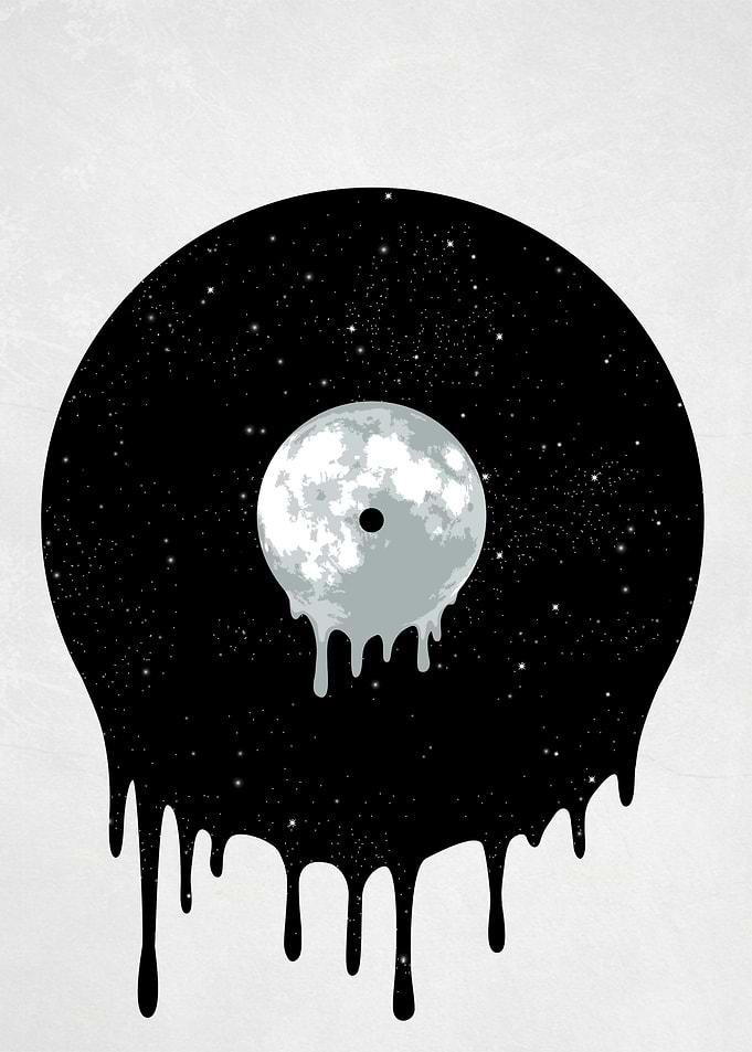Vinyl moon