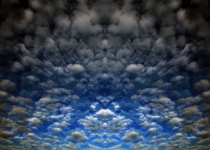 Psychedelic colorful skies