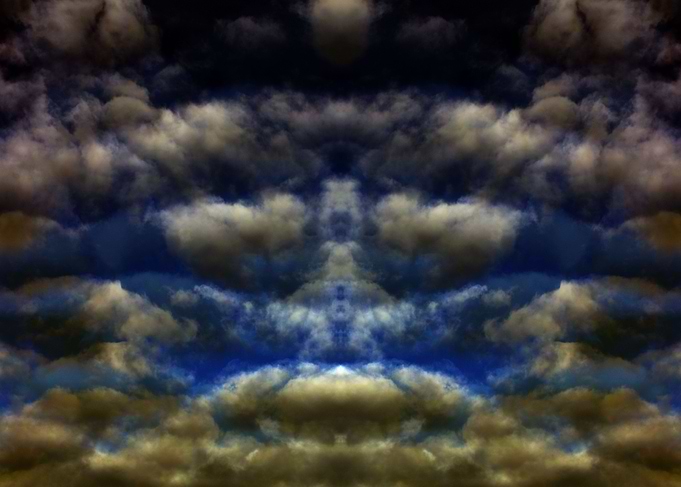 Psychedelic colorful skies