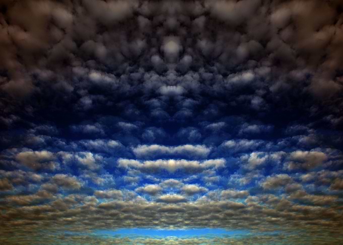 Psychedelic colorful skies
