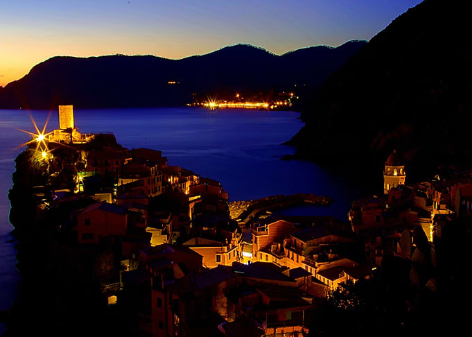 The town of Vernazza in Li