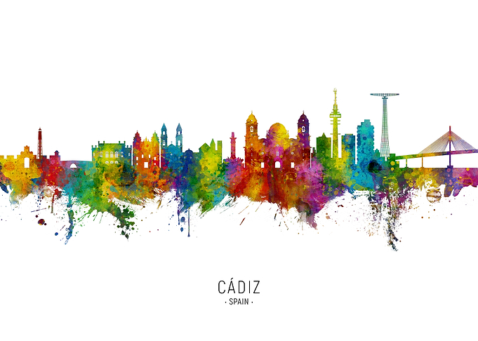 Cadiz Skyline Spain