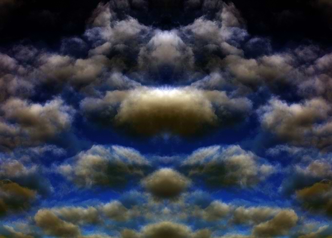 Psychedelic colorful skies