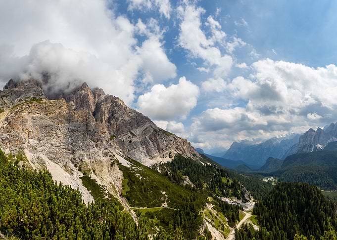 Dolomites near Cortina