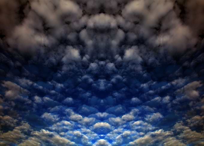 Psychedelic colorful skies