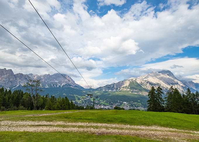 Dolomites near Cortina