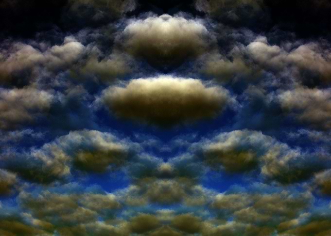Psychedelic colorful skies