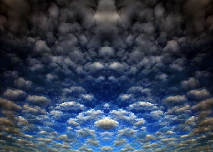 Psychedelic colorful skies