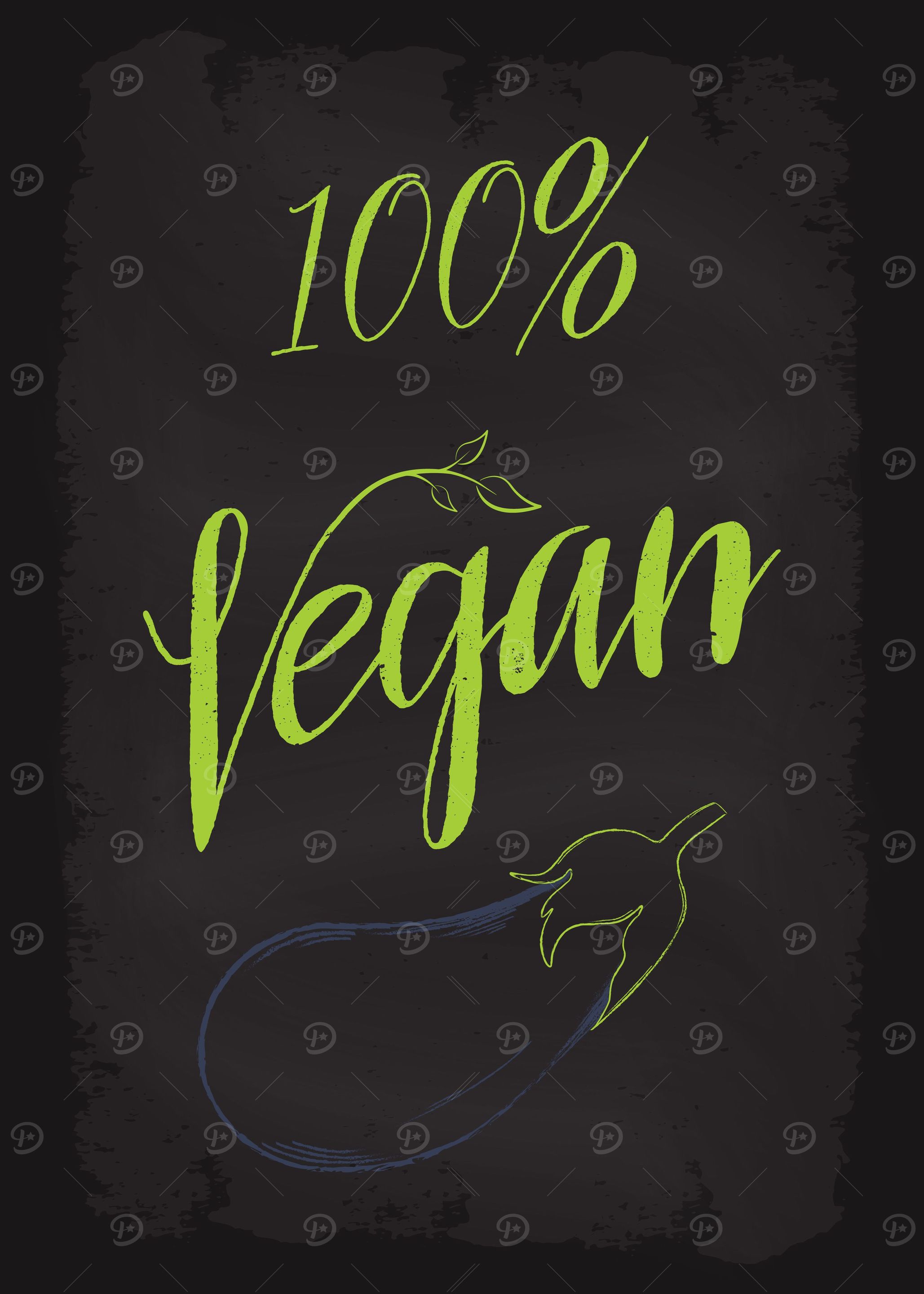 100 percent Vegan