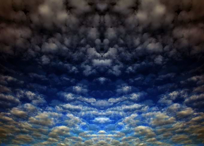 Psychedelic colorful skies