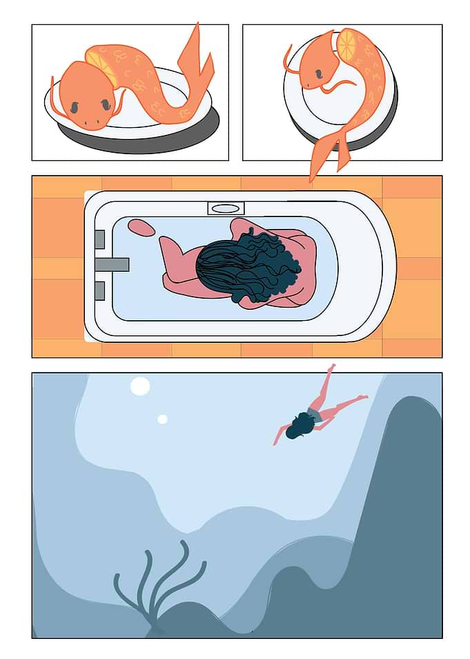 Comic Strip Koi