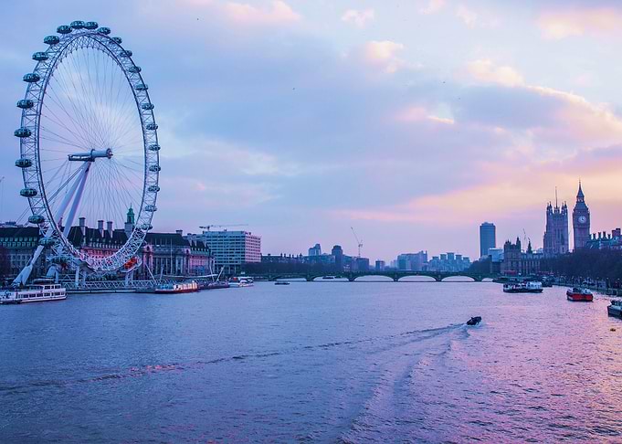 London eye skyline
