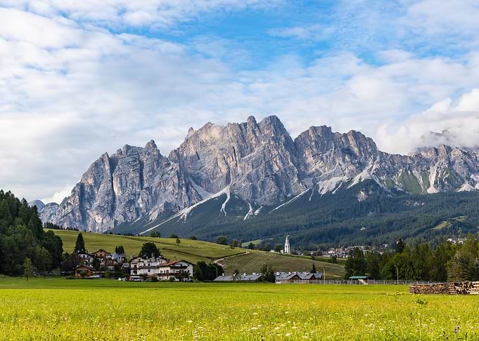 Dolomites near Cortina